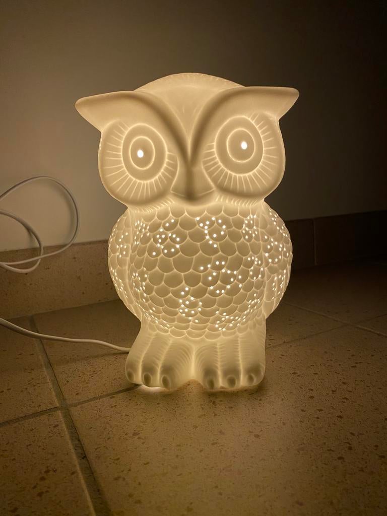 Nachtlampje uil, Ophalen, Zo goed als nieuw