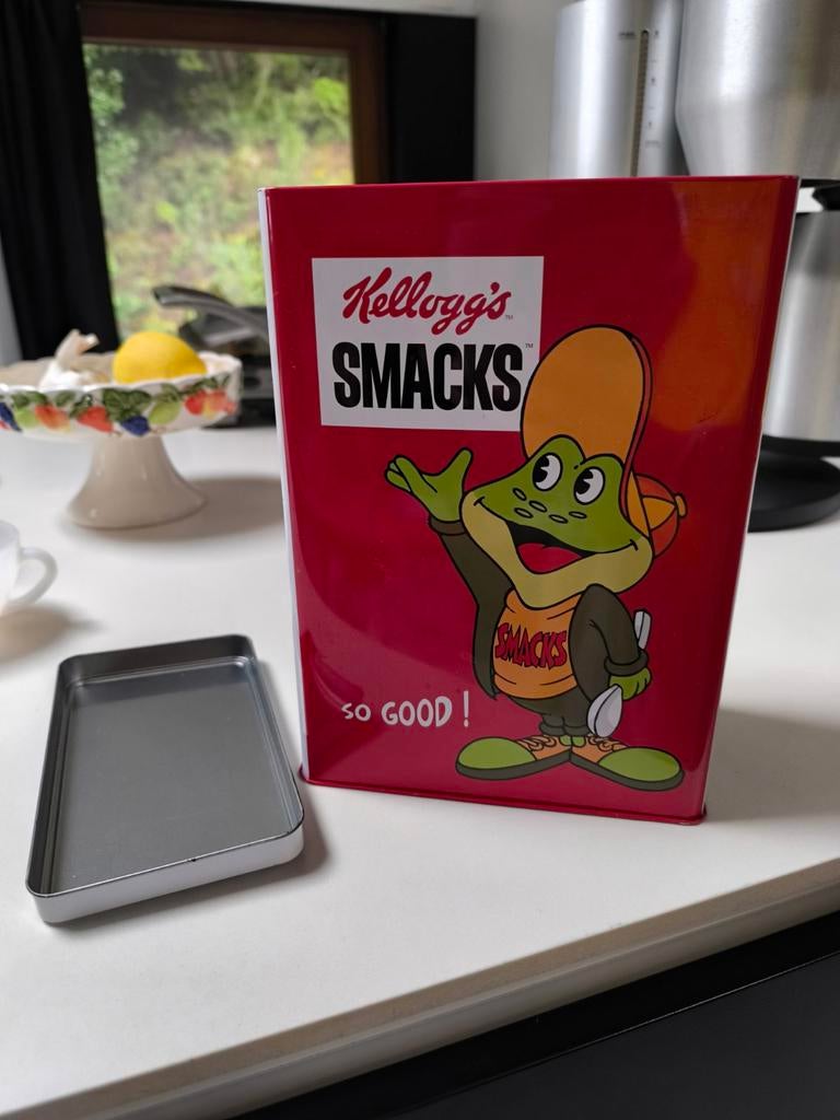 Kellogg's vintage smack box, Verzamelen, Ophalen of Verzenden, Zo goed als nieuw