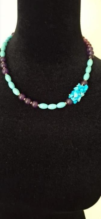 Boho ketting, Verzenden, Zo goed als nieuw