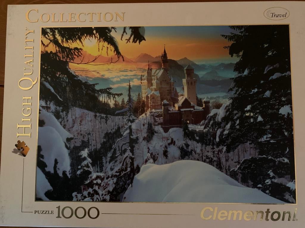Puzzle 1000 pièces, Enlèvement, 500 à 1500 pièces, Utilisé, Puzzle