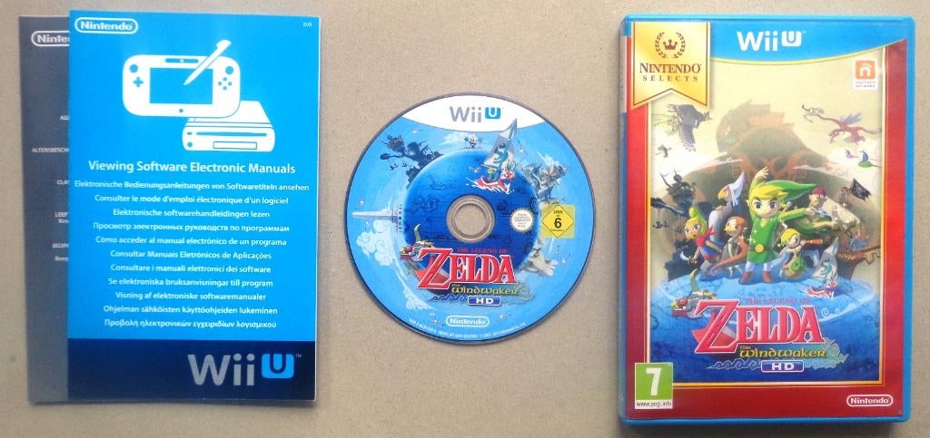 The Legend of Zelda the Wind Waker HD voor de Nintendo Wii-U, Enlèvement ou Envoi, Comme neuf