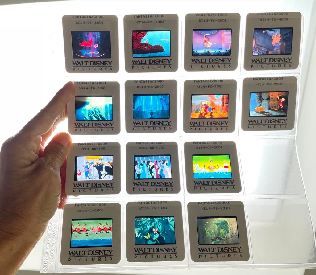 Compleet set dia’s Disney Fantasia 2000, Ophalen of Verzenden, Zo goed als nieuw