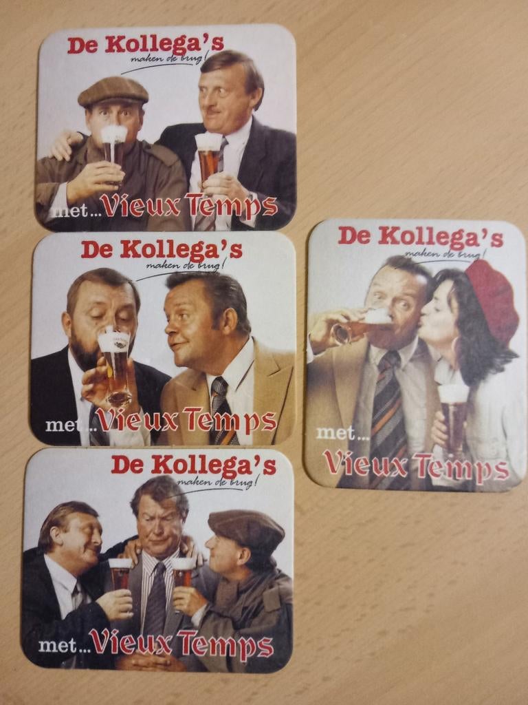 Bierviltjes Vieux Temps (267), Verzamelen, Ophalen of Verzenden, Zo goed als nieuw