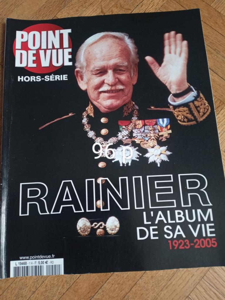 Revue Point de vue hors série Rainier l album de sa Vie, Verzamelen, Ophalen, Krant