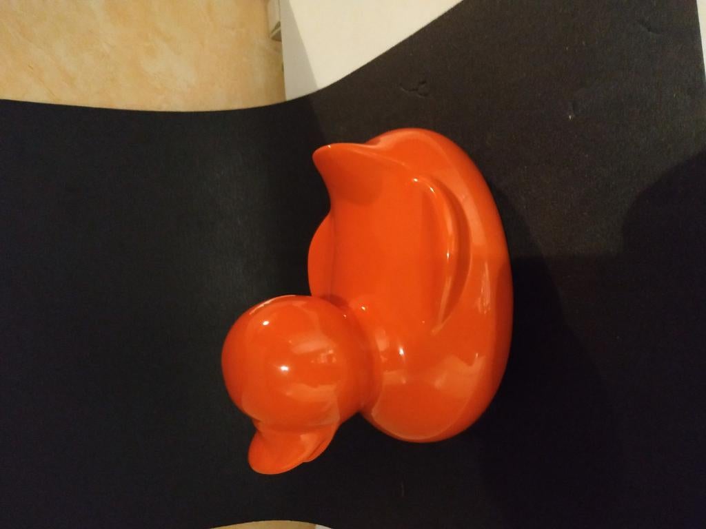 Oranje eend ( groter model), Ophalen
