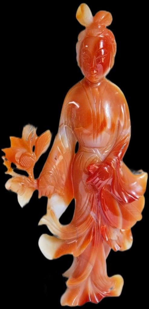 Agaat Beeld Geode Kwan Yin China, Envoi