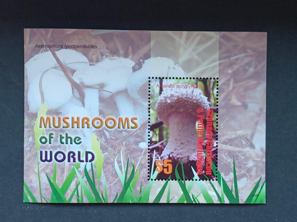 Postzegels Grenada - Paddestoelen, Postzegels en Munten, Ophalen of Verzenden, Postfris, Midden-Amerika