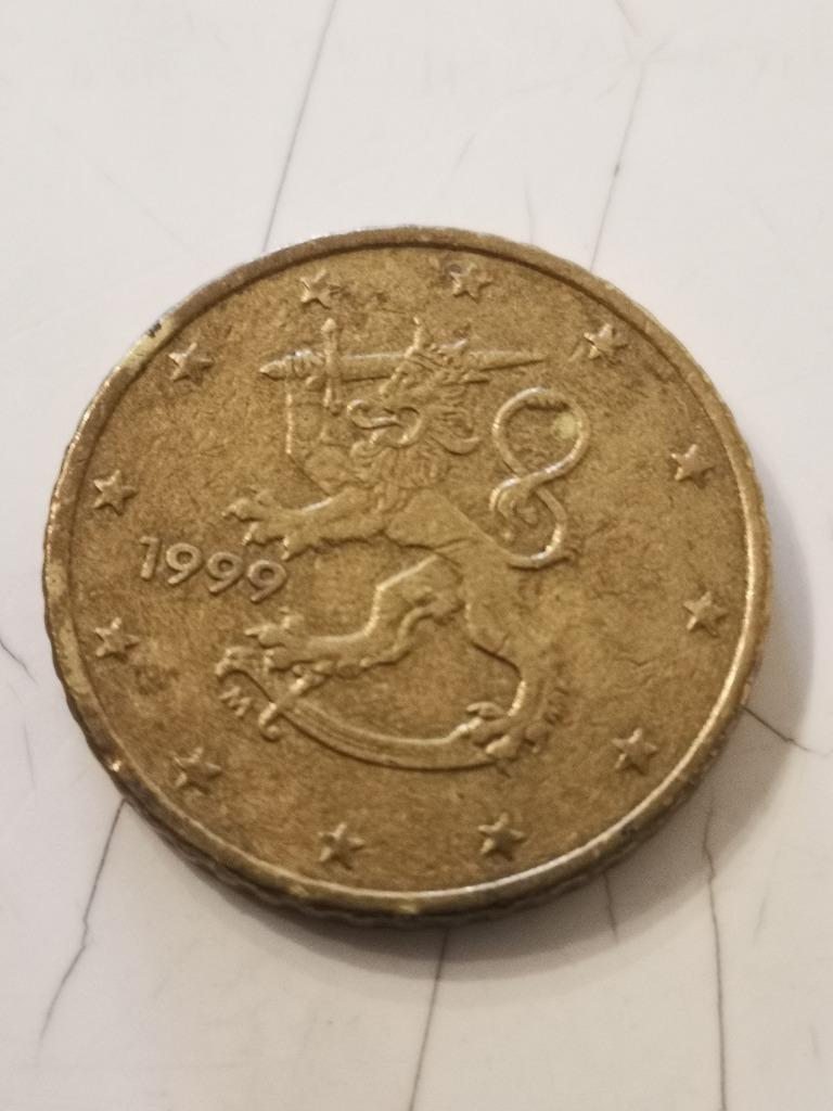 50 c euromunt uit Finland 1999, Ophalen of Verzenden, Finland, Losse munt