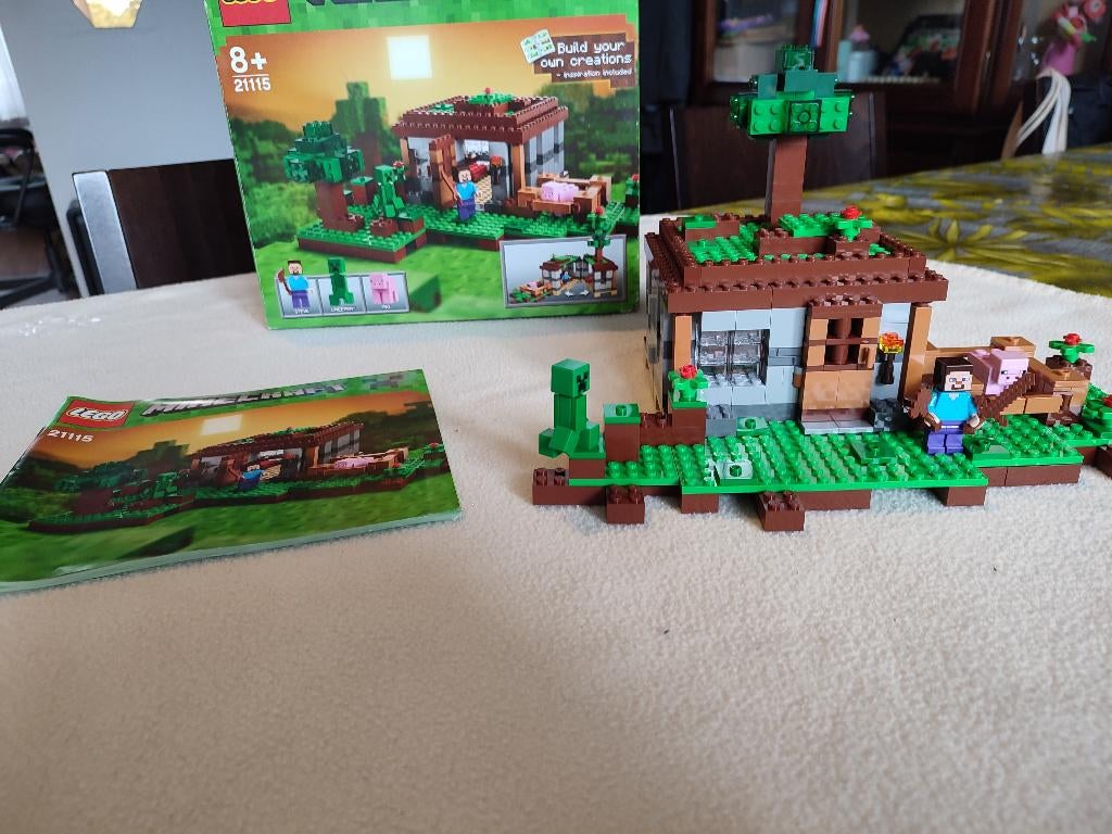 LEGO Minecraft - De Eerste Nacht - 21115, Ophalen of Verzenden, Gebruikt, Complete set, Lego