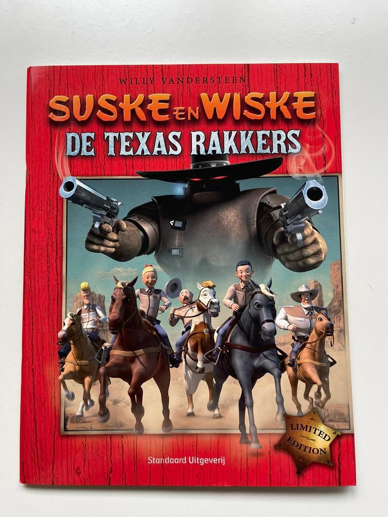 Suske en Wiske texas rakkers + poster colruyt groep, Ophalen of Verzenden, Suske en Wiske