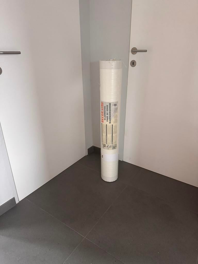 Glasweefsel glasvlies NIEUWE gesloten  rol 25meter, Enlèvement, 10 à 25 m², Blanc