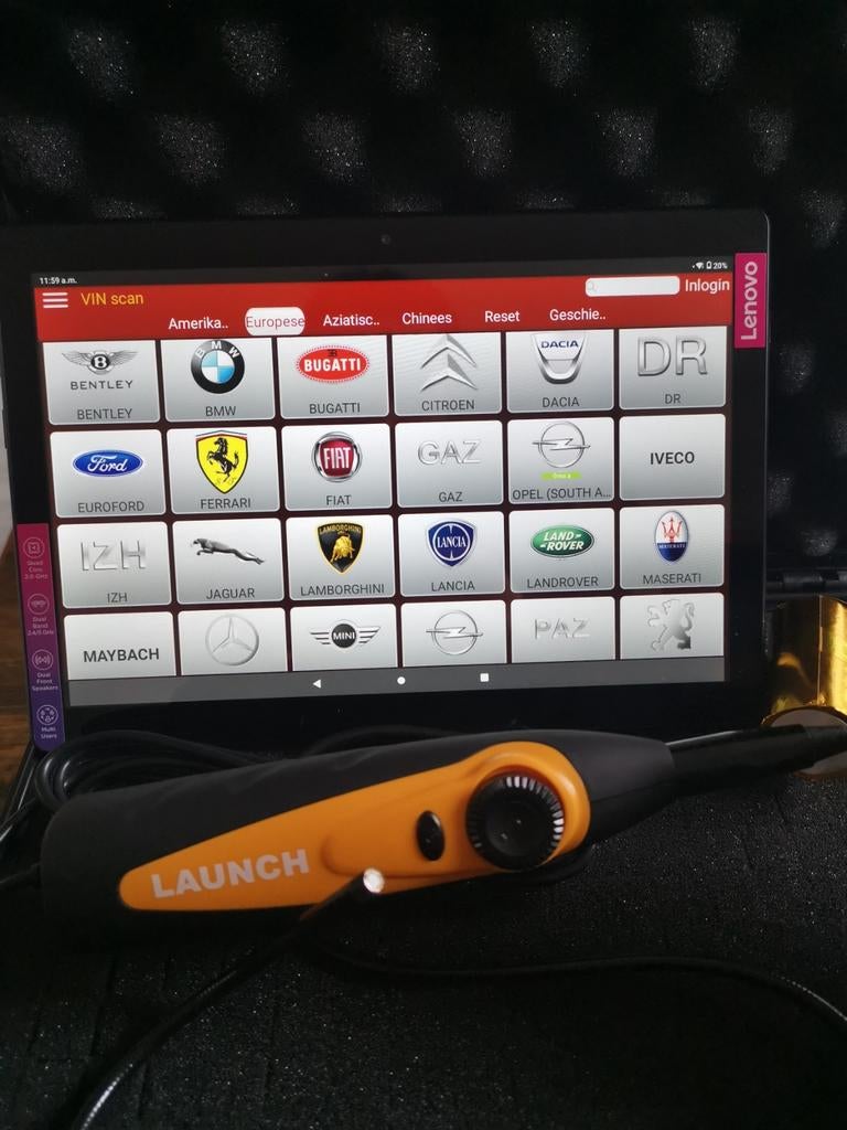 Launch X431 pro diagnose tablet bluetooth obd tester auto, Ophalen of Verzenden, Nieuw