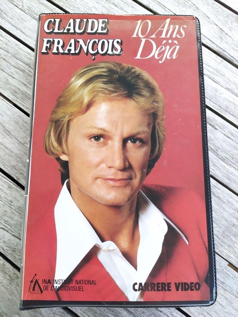 Claude François VHS-tape "10 ans déjà", Ophalen of Verzenden