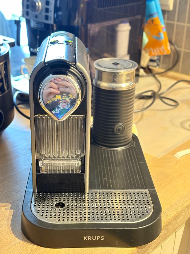 Krups met melkopschuimer, Ophalen, Gebruikt, Espresso apparaat, 2 tot 4 kopjes