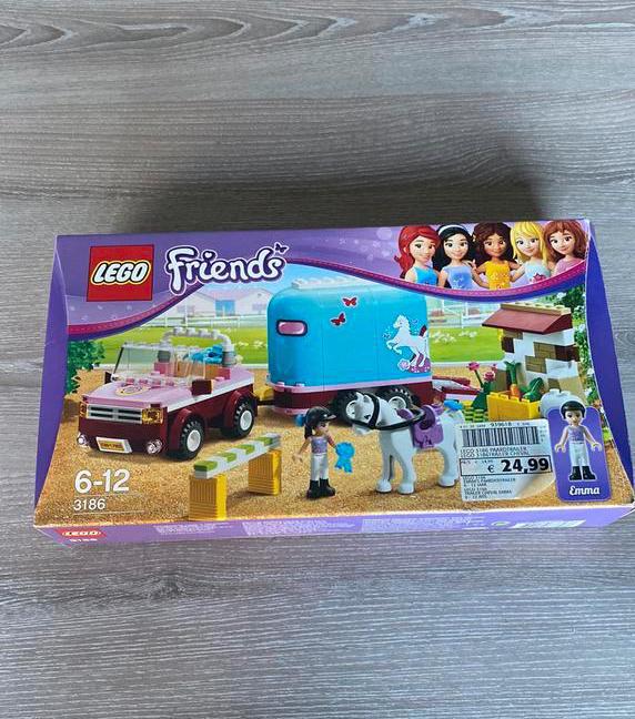 Lego Friends 3186 Paardtrailer, Ophalen of Verzenden, Zo goed als nieuw, Complete set, Lego