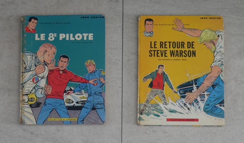 BD Michel vaillant 9 Retour Steve  31 Révolte 33 Silhouette, Ophalen of Verzenden, Gelezen