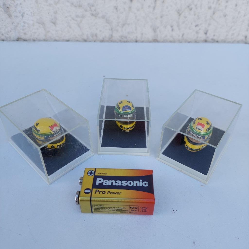 SENNA 1/12 JF CREATIONS HONDA MCLAREN RENAULT FW 16 HELMEN, Verzamelen, Ophalen of Verzenden, Gebruikt