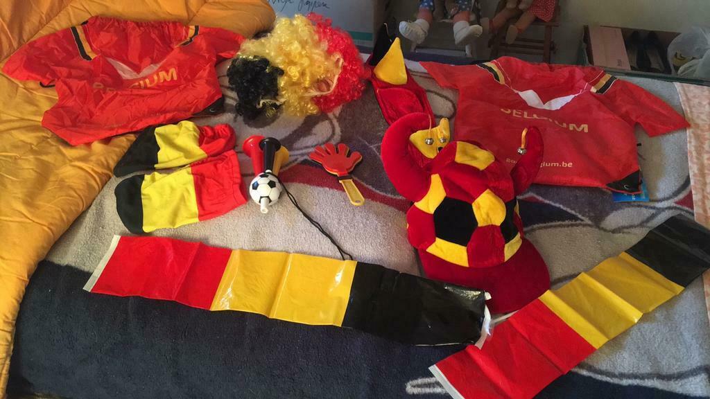 Supporter pakket voetbal Rode Duivels, Kinderen en Baby's, Ophalen of Verzenden, Nieuw