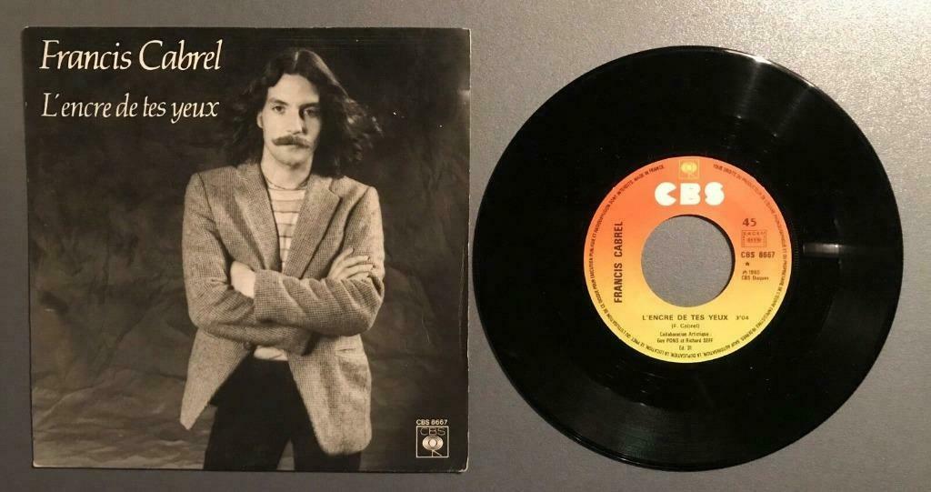 Vinyle de Francis Cabrel ... -, Enlèvement ou Envoi, Utilisé, Autres genres, Single
