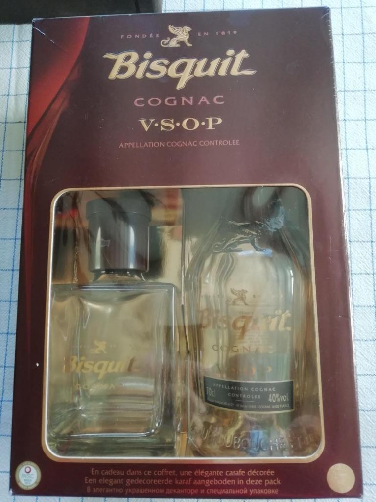 "Bisquit & Dubouche" VSOP verzamelset, Verzamelen, Wijnen, Ophalen of Verzenden, Gebruikt, Frankrijk, Overige typen