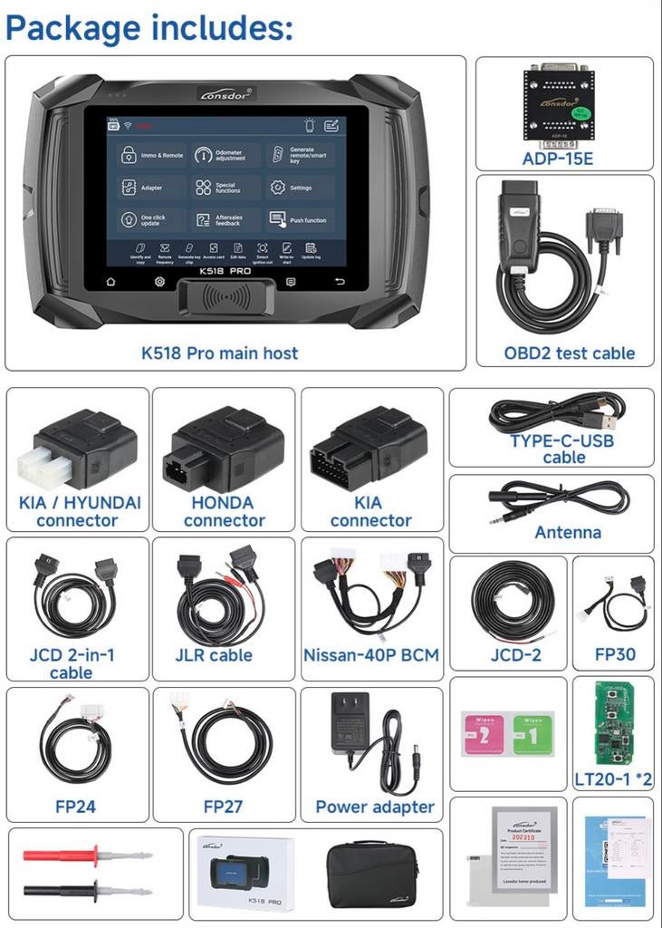 Londsdor K518 pro full software, Enlèvement ou Envoi