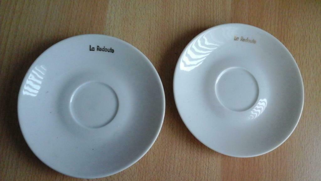 paire assietes "la Redoute Roubaix" diamètre:12cm  vintage ', Enlèvement ou Envoi, Comme neuf, Ustensile