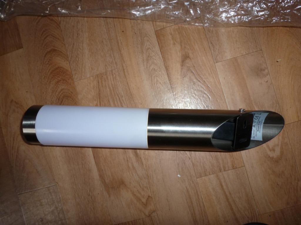 buitenlamp/ tuinlamp maxeda, Inox, Minder dan 50 watt, Wandlamp, Nieuw
