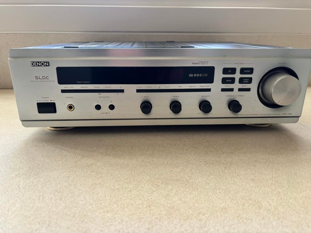Denon DRA-1000 stereo versterker-receiver, Ophalen, Gebruikt, Denon, 60 tot 120 watt