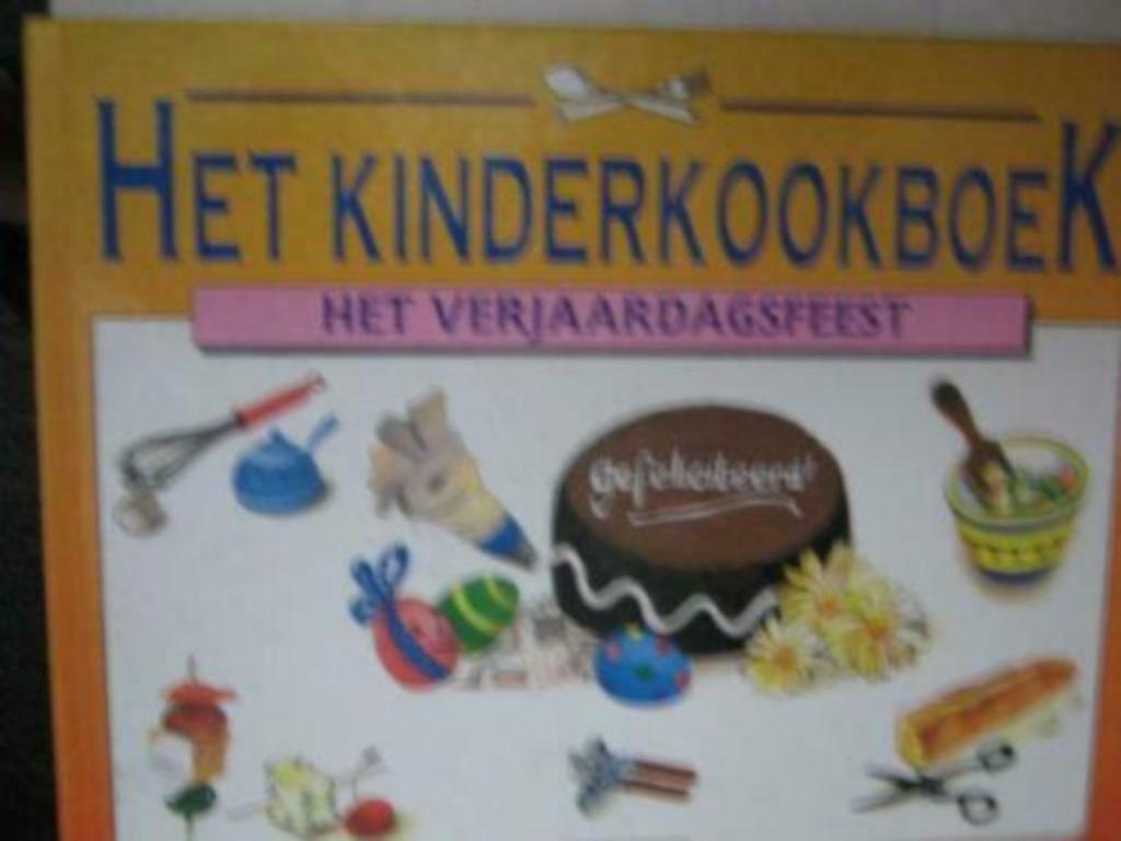 Het kinderkookboek / Het verjaardagsfeest, Ophalen of Verzenden, Zo goed als nieuw