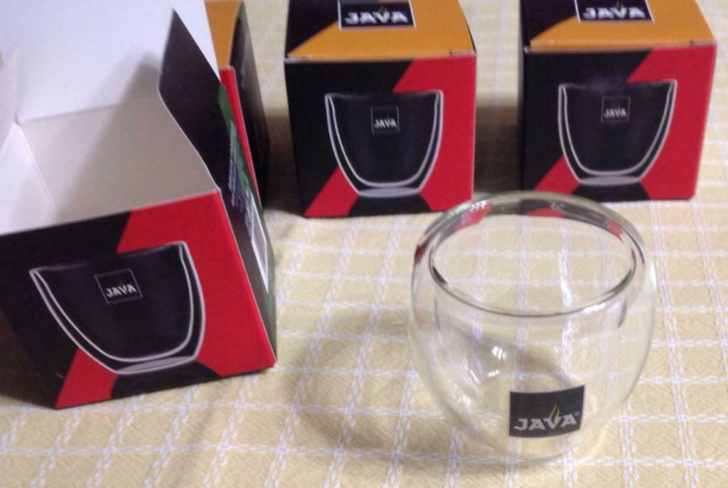 Dubbelwandig hittebestendig glas JAVA 80ml, Ophalen of Verzenden, Nieuw