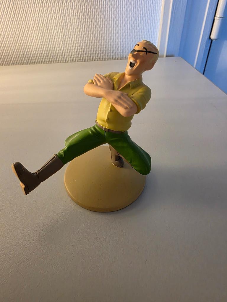Figuur van Kuifje: n33 Jump, de vriend van kapitein Haddock, Verzamelen, Ophalen of Verzenden, Kuifje, Gebruikt, Beeldje of Figuurtje