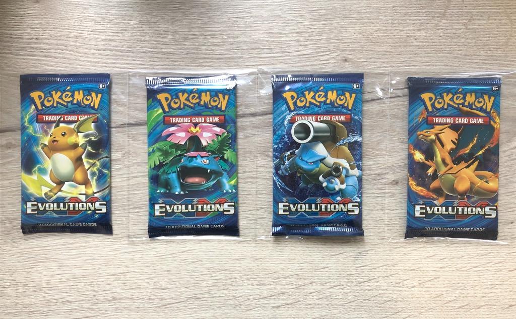 XY Evolutions booster pack Pokemon - full art set - sealed!, Ophalen of Verzenden, Nieuw, Booster, Foil