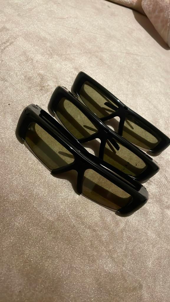 Lot de 3 lunettes 3D – Parfait pour TV et cinéma, Enlèvement, Comme neuf