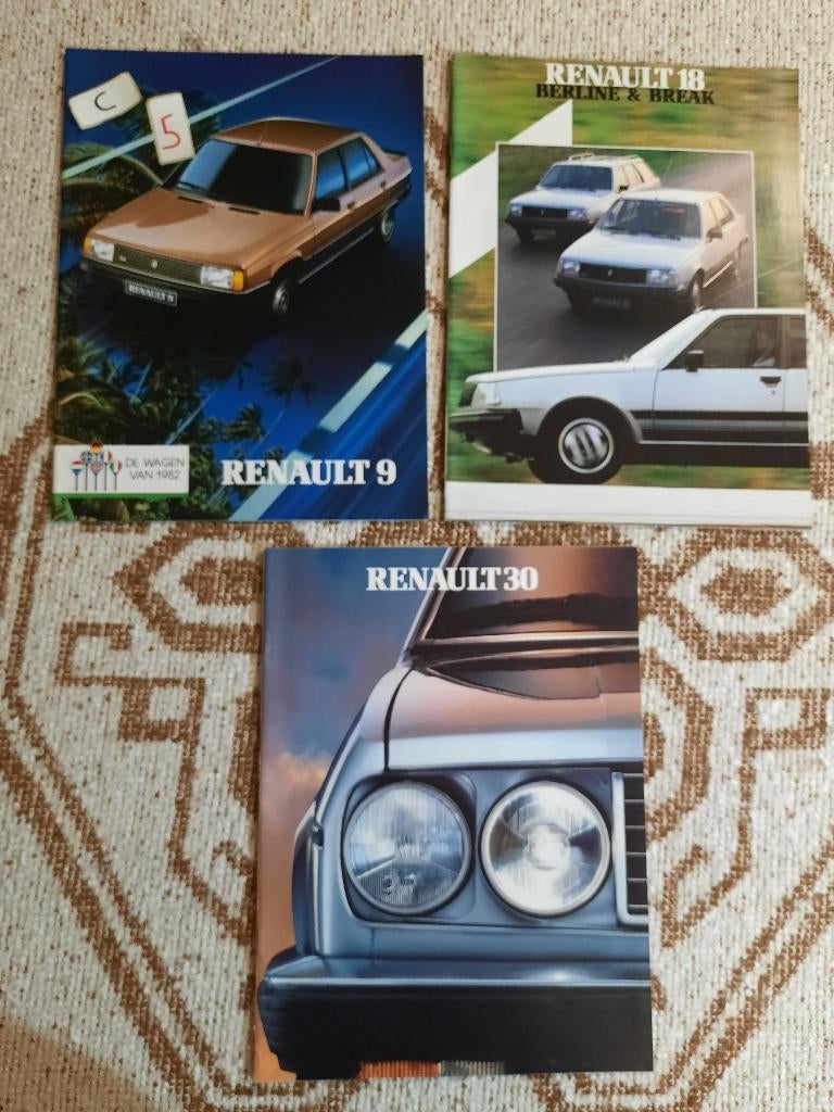 autofolder RENAULT, Ophalen of Verzenden, Zo goed als nieuw, Renault