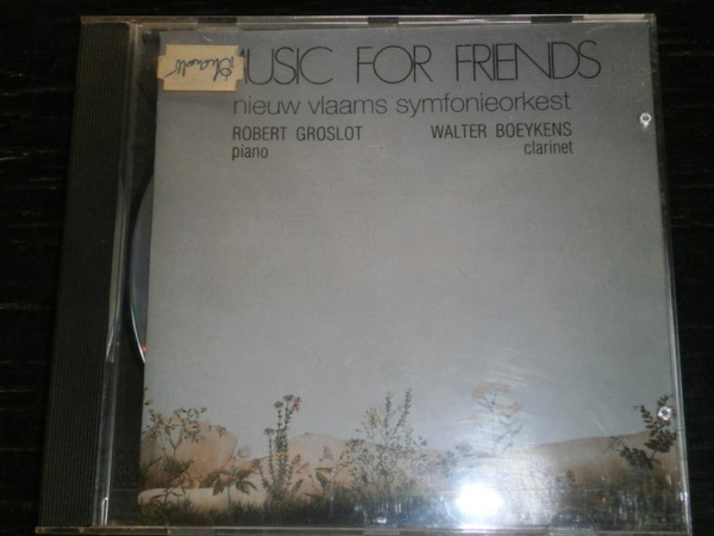 Music For Friends - Robert Groslot, Enlèvement ou Envoi, Du modernisme à nos jours, Comme neuf, Musique de chambre
