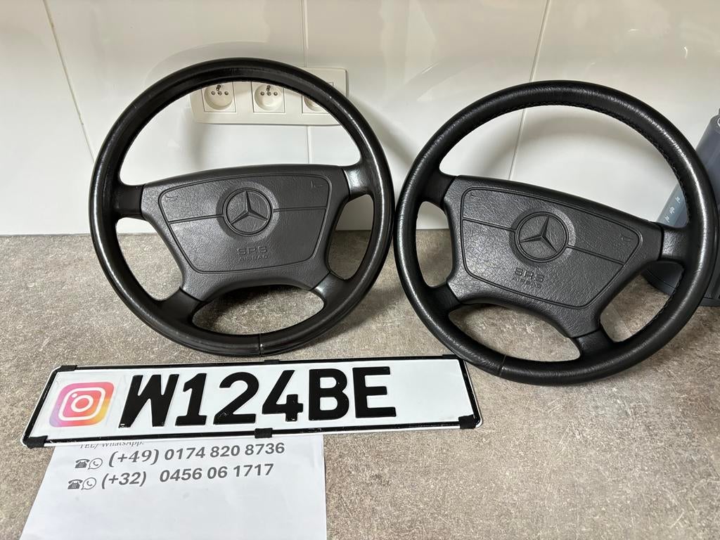 Mercedes leren stuur R129 W124 W140 W202 W210 W201, Auto-onderdelen, Ophalen of Verzenden