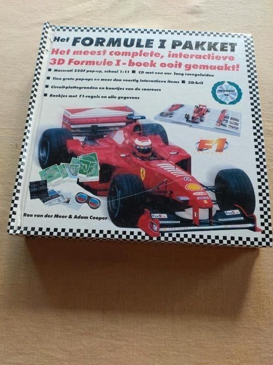 Boek formule 1 Het formule 1 pakket, 3 D boek formule 1, Ophalen of Verzenden, Zo goed als nieuw