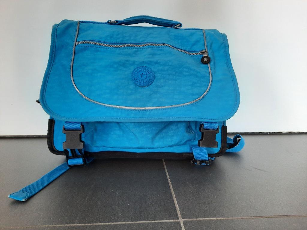 lagere school boekentas Kipling, Handtassen en Accessoires, Tassen | Schooltassen, Gebruikt, Blauw, Aktetas of Boekentas, 30 tot 40 cm