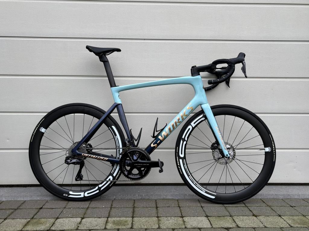 S-works Tarmac sl7 2023 m61, Fietsen en Brommers, Fietsen | Racefietsen, Ophalen, Zo goed als nieuw, Carbon