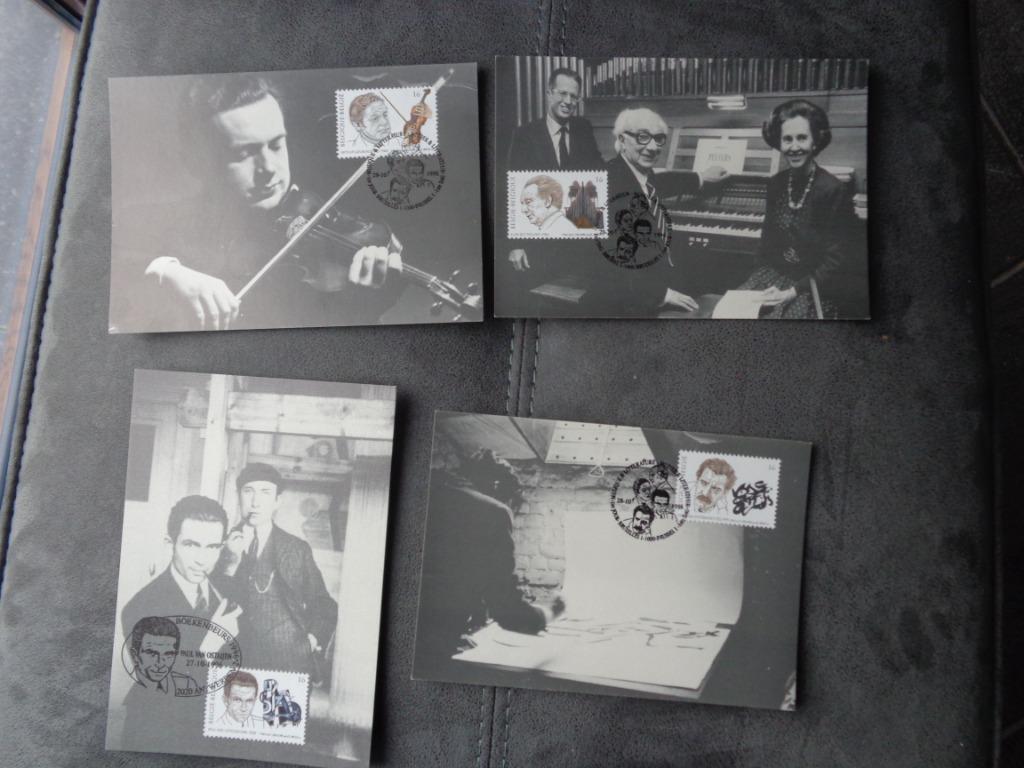 Maximaal 4 kaarten van Boudewijn Fabiola 1996 (postzegels 26, Ophalen