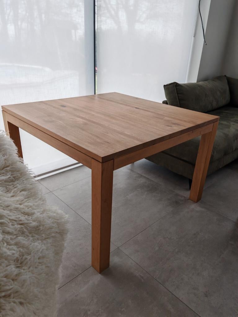 Supermooie moderne eiken tafel, in nieuwstaat!, Huis en Inrichting, Tafels | Eettafels, Ophalen