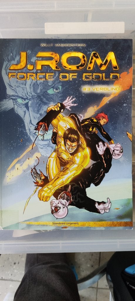 J.ROM - 1 & 3 - The force of gold, Ophalen, Willy Vandersteen, Zo goed als nieuw, Meerdere stripboeken