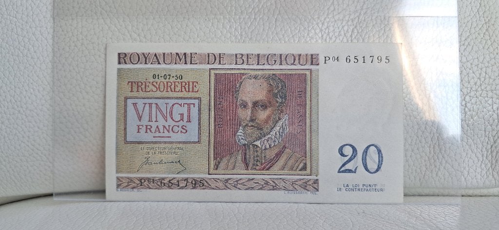 20 frank 1950 - A/Unc - Van Heurck, Postzegels en Munten, Verzenden, Los biljet