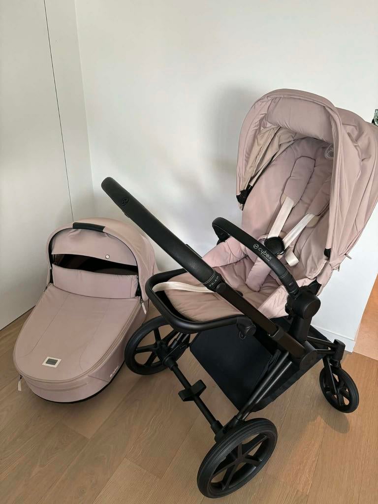 Cybex Priam kinderwagen – mand + zitje + frame + regenhoes, Enlèvement, Comme neuf