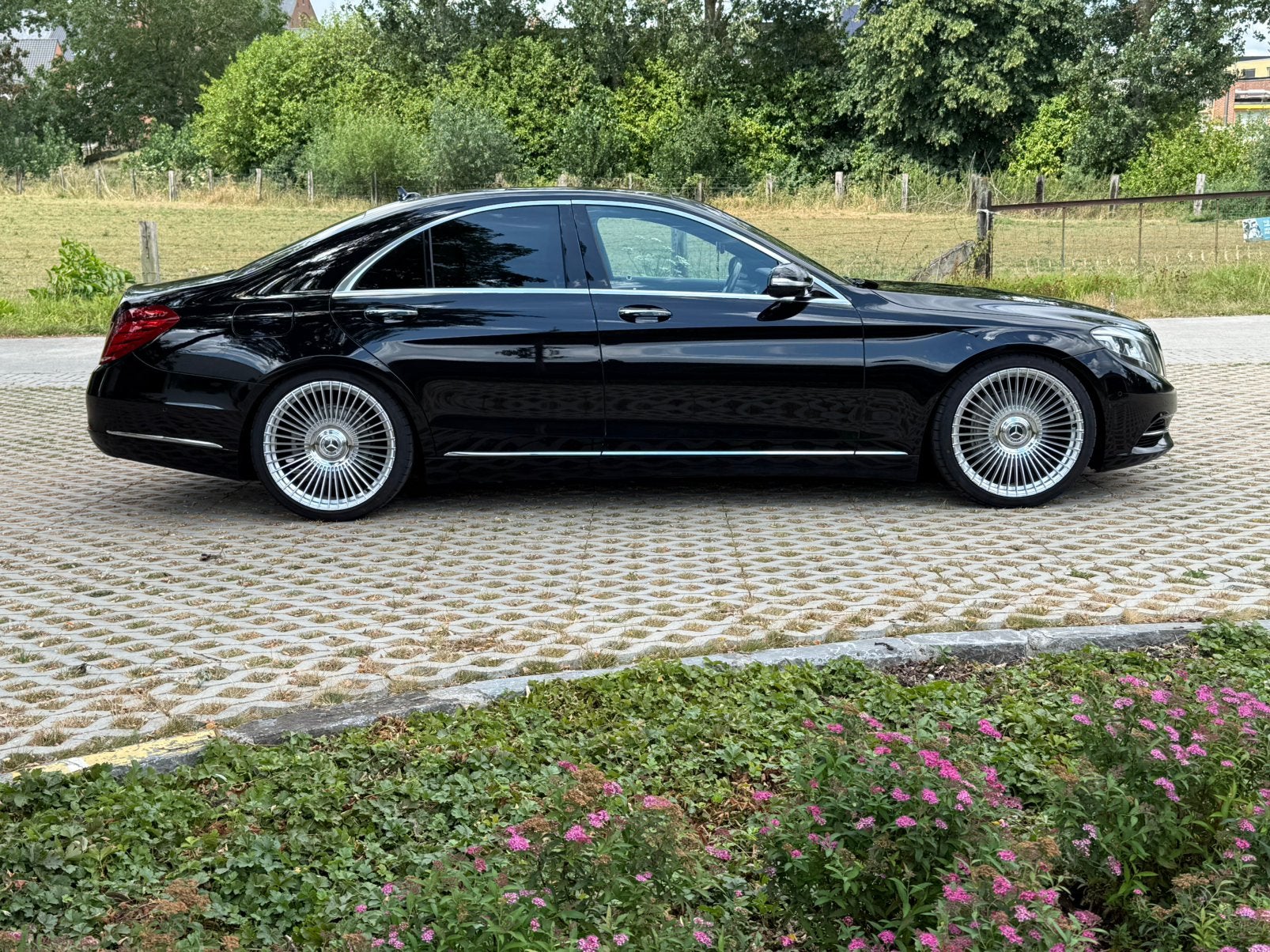 Mercedes-Benz  s350, Auto's, Automaat, 4 deurs, 2993 cc, Zwart