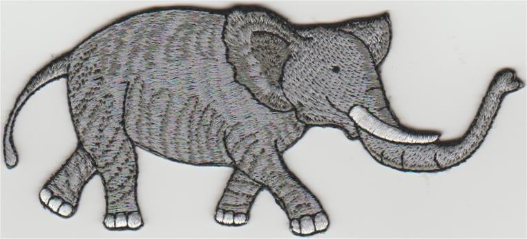 Olifant stoffen opstrijk patch embleem #2, Verzenden, Nieuw