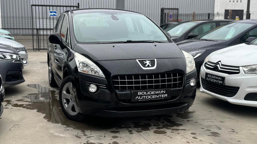 Peugeot 3008 1.6Benzine 185.xxxkm 2012/Garantie/Topstaat, Auto's, Voorwielaandrijving, Stof, Zwart, Zwart