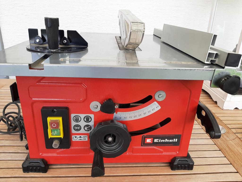 Elektrische zaagtafel Einhell TC TS 210, Ophalen