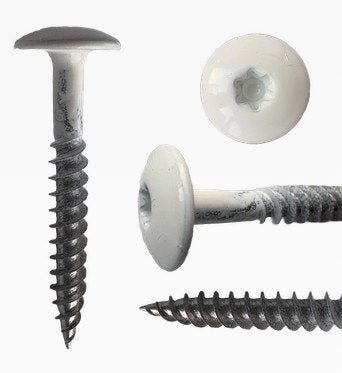 Nieuwe RVS Torx Colorschroeven voor HPL 4,8 x 38 mm 100stk, Schroeven, Nieuw, Ophalen of Verzenden, Inox