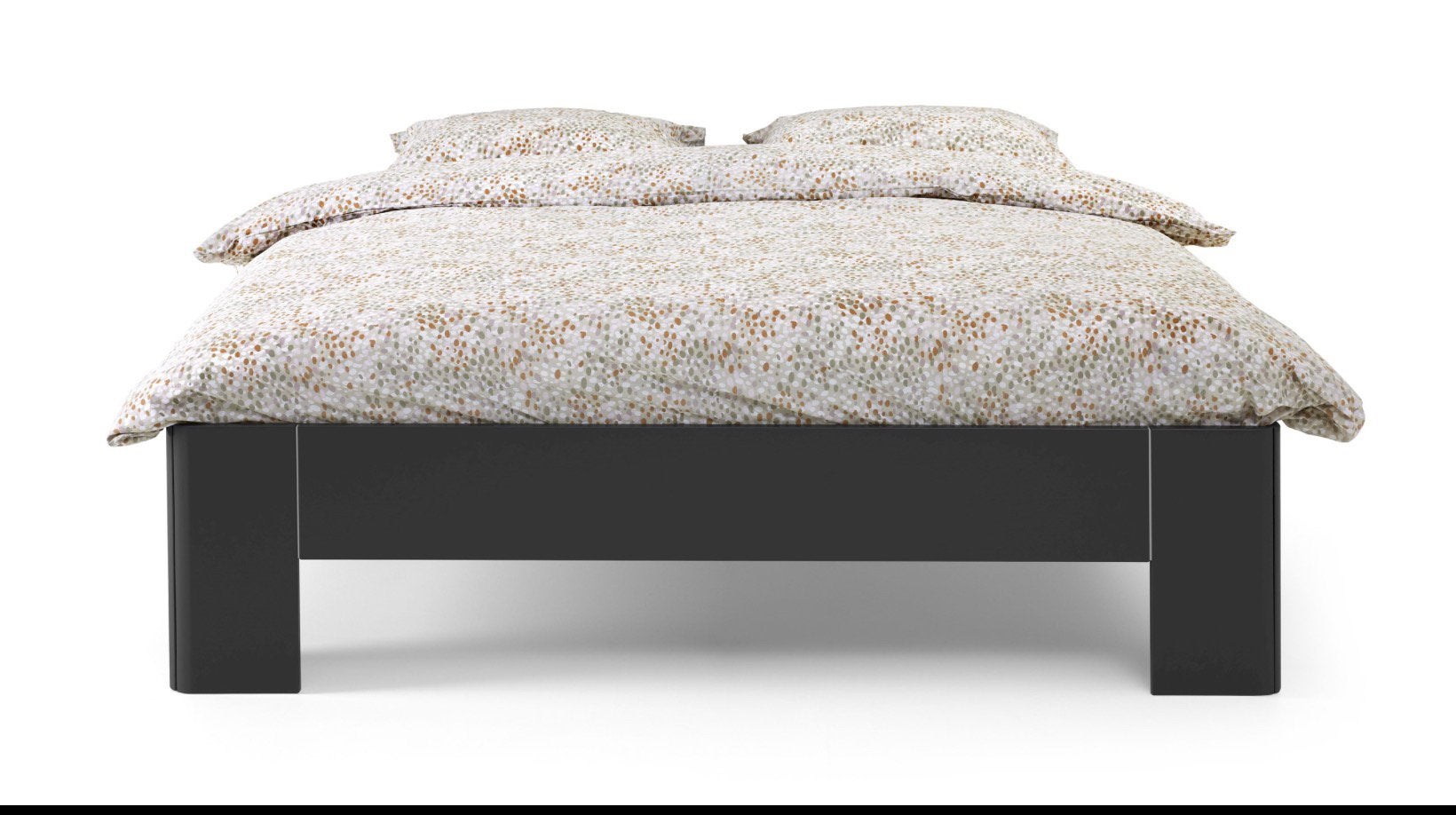 Tweepersoonsbed (1m60) type Fresh (Beter Bed) in anthraciet, Ophalen, Zo goed als nieuw